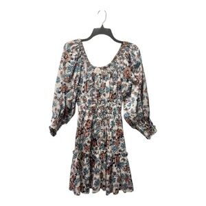 Cleobella Multicolor Floral Smocked Mini Dress